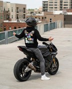 Biker Hoodie | CATCH ME IF YOU DARE